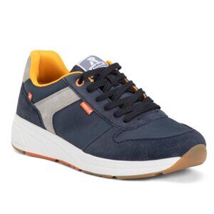 NWT RIEKER Men's Joris Lace Up Casual Sneakers Blue & Gray Suede US 10.5  EU 44